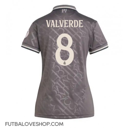 Dres Real Madrid Federico Valverde #8 Tretina pre Ženy 2024-25 Krátky Rukáv